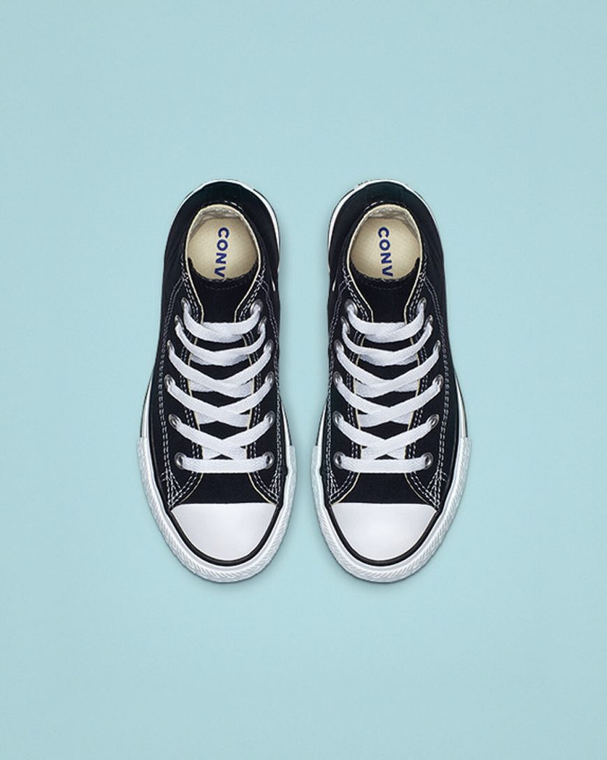 Tenisi Inalti Baieti Converse Chuck Taylor All Star Clasici Negrii | RO QKNFA682